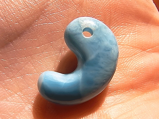 CBM0056N ラリマー 勾玉 | ヒーリングアイテム,勾玉 | 鎌倉聖石