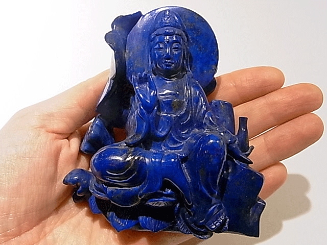 CBM0097N ラピスラズリ 観音様 | インテリア,観音様・仏陀 | 鎌倉聖石