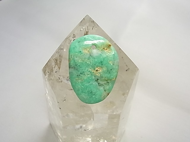 究極品質　未来への希望と愛を象徴する聖石　プレミアムクリソプレーズのブレス クリソプレーズ ブレスレット 15.3㎜ 5A | 天然石,カ行