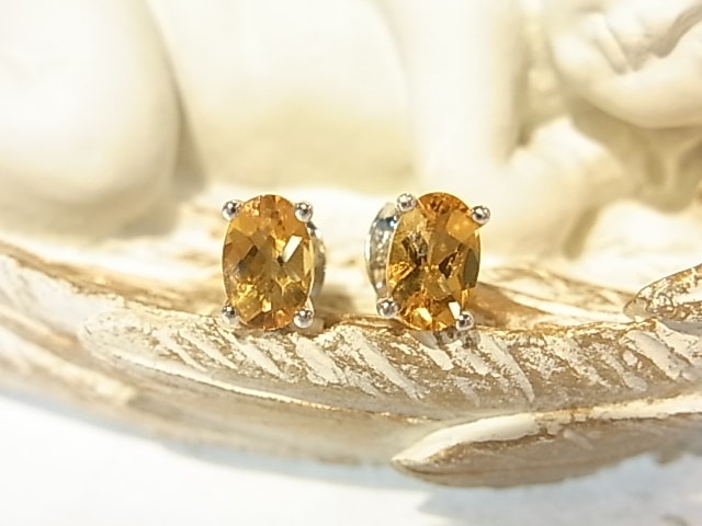 PIK00019F シトリン シルバーピアス | すべての商品 | 鎌倉聖石