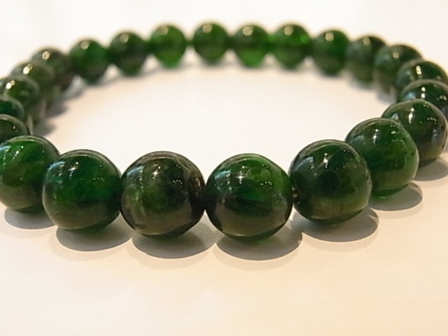 BK00032F クロムダイオプサイト ブレスレット(8㎜玉) | すべての商品