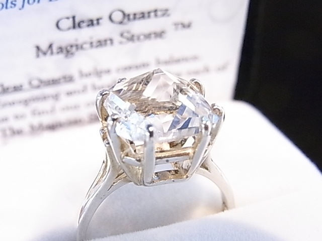 RA00070F��Paul Jensen Clear Quartz Magician Stone�����ʼ����ꥢ�������ġʿ徽�˥���С����