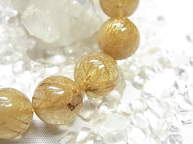 BF0045 ルチルクォーツ | アクセサリー,ブレスレット | 鎌倉聖石