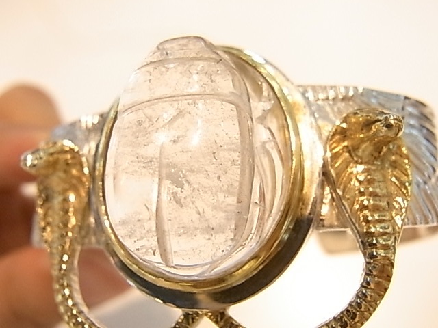 BA0009F SCARAB BRACELET(Lei) ������ٿ徽 �Х󥰥�