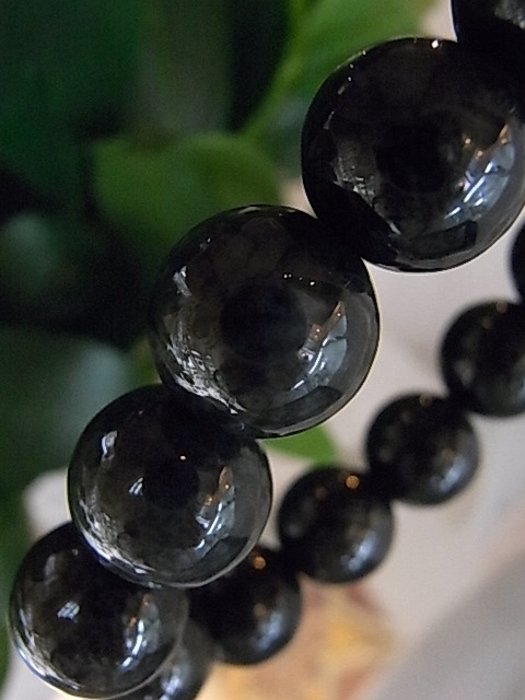 BU00359F 糸魚川産 黒翡翠ブレスレッド | すべての商品 | 鎌倉聖石