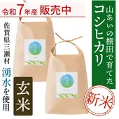 棚田の煌（コシヒカリ）玄米10kg