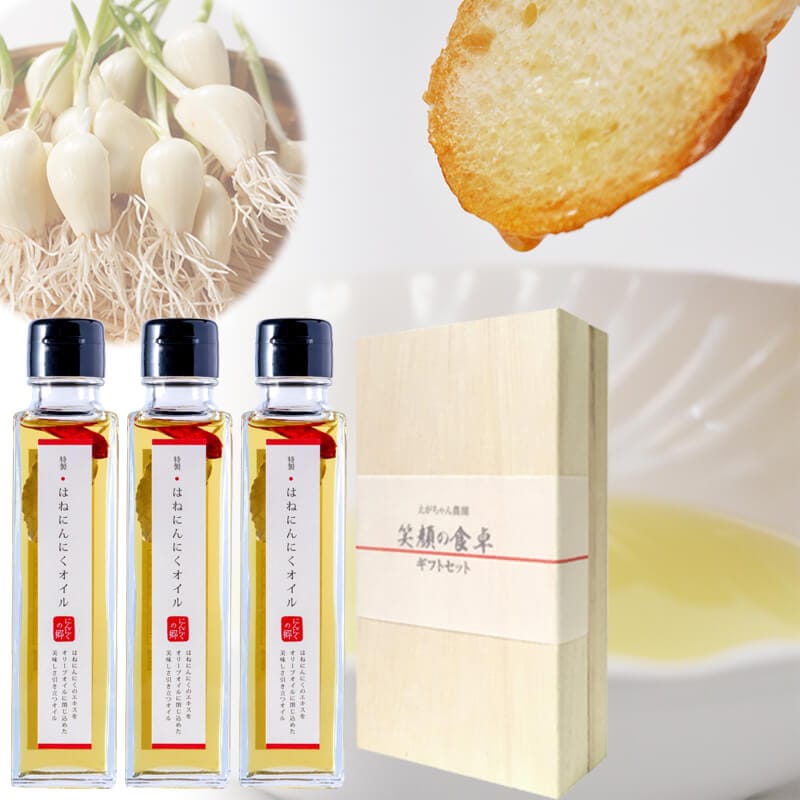 はねにんにくオイル2本入りギフトセット 桐箱入り | 商品一覧,調味料