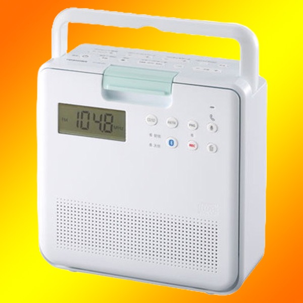 TOSHIBA TY-CB100(W) 防水型 SD/CDラジオ 東芝 リモコン付き IPX5相当防水 SD/CDラジオTY-CB100-W [ホワイト