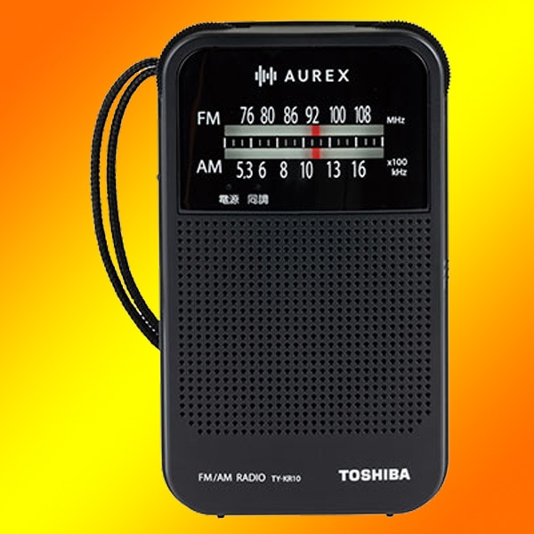 ��� AUREX LED�饤���դ��ۡ���饸�� TY-KR10-K [�֥�å�]