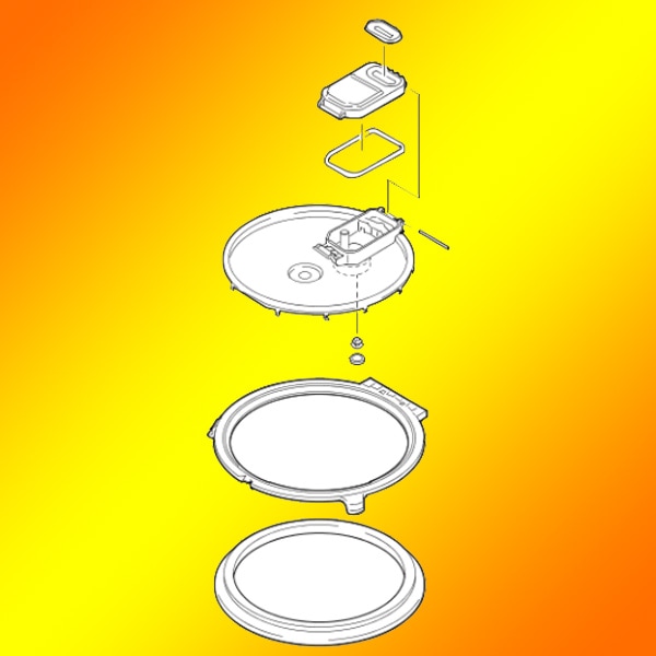 MITSUBISHI 炊飯器部品 NJ-VE10F 内釜　放熱板 三菱 三菱電機 MITSUBISHI ELECTRIC 炊飯器用 純正品 交換用 部品 放熱