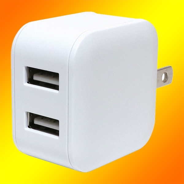 �ʥ��Х䥷 USB-AC�����ץ� ���� 2�ݡ��� ��ư��������IC��� MBP-US03WH�Υۥ磻�ȡ�