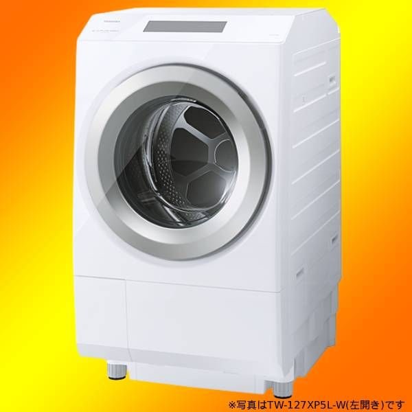 東芝 ドラム式洗濯乾燥機 ZABOON TW-127XP5R(W) [グランホワイト
