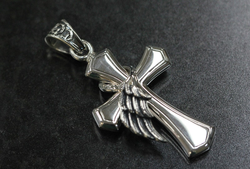 Code.Z】シルバー クロス&ウィングトップ354-00238-00