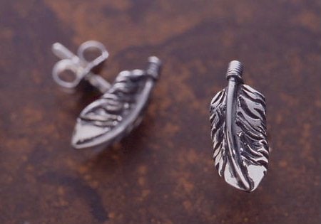 BIG HAND ピアスセット サンピアス イーグルピアス シルバー 18K BIG HANDジュエリー フェザーピアス※1個売り207-00068-00