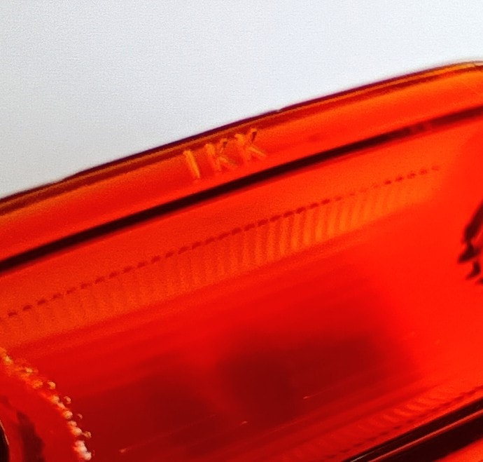 角マーカーガラスレンズ LO-100 濃橙