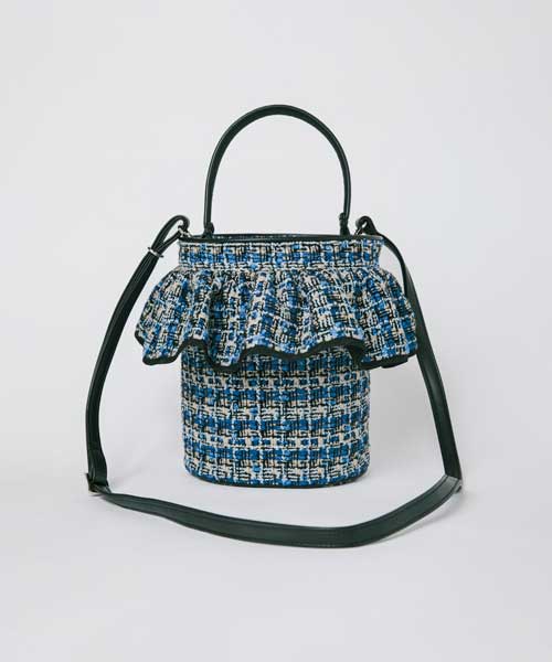 setsukosagittaire シティ ツイード シティ（ブルーツィード） | bag,city | setsuko sagittaire