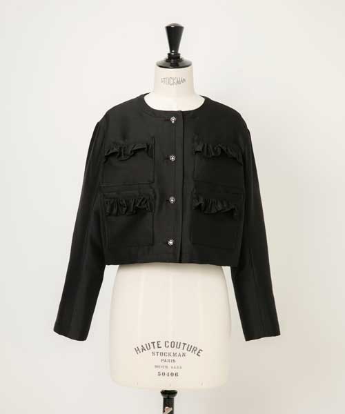 ma-yu♥︎︎∗︎*゜様 ジャケット・ブラウス 2点 ムッシュ（ショートブラックジャケット） | others,clothes | setsuko