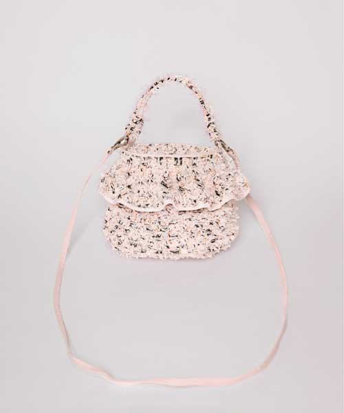 フィグ（桜リボンツィード/ピンク） | bag,fig | setsuko sagittaire