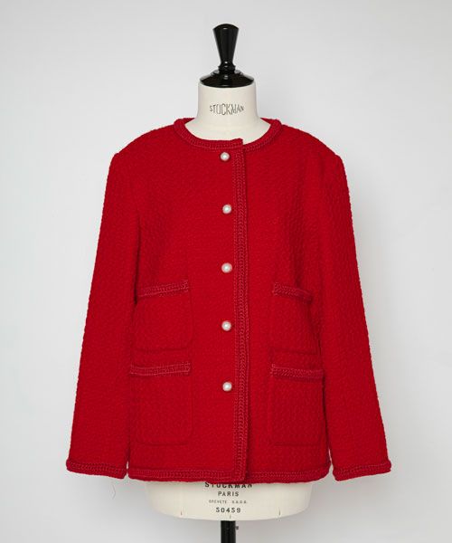 ムッシュ（赤ツィードジャケット）