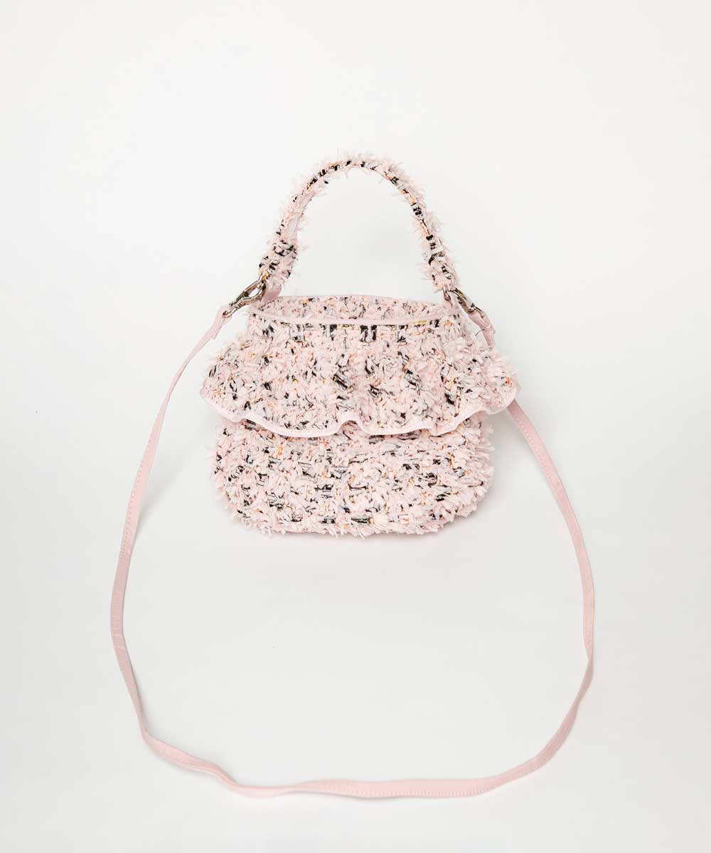 フィグ（桜リボンツィード/ピンク） | bag,fig | setsuko sagittaire