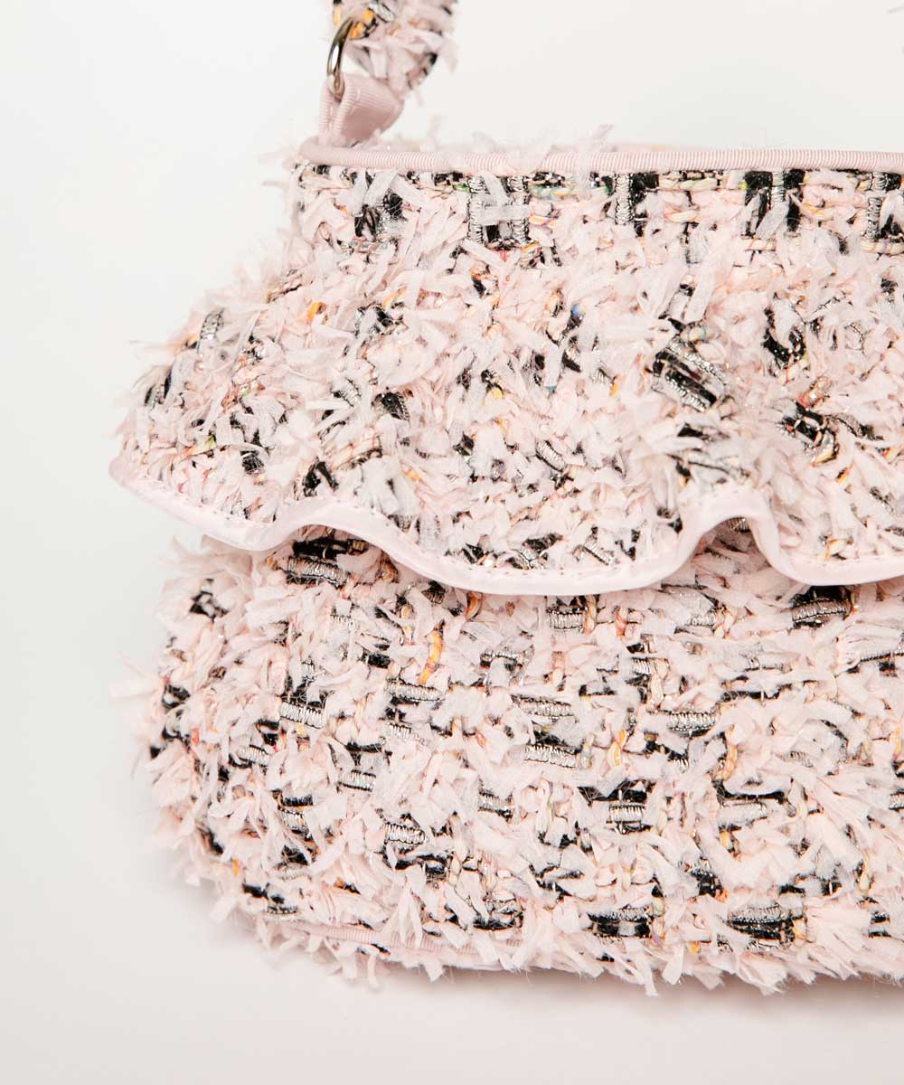 フィグ（桜リボンツィード/ピンク） | bag,fig | setsuko sagittaire