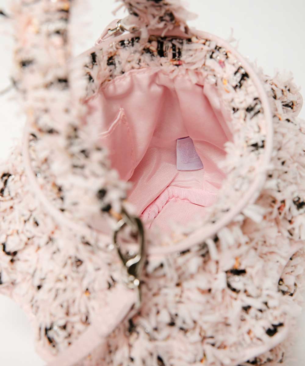 フィグ（桜リボンツィード/ピンク） | bag,fig | setsuko sagittaire