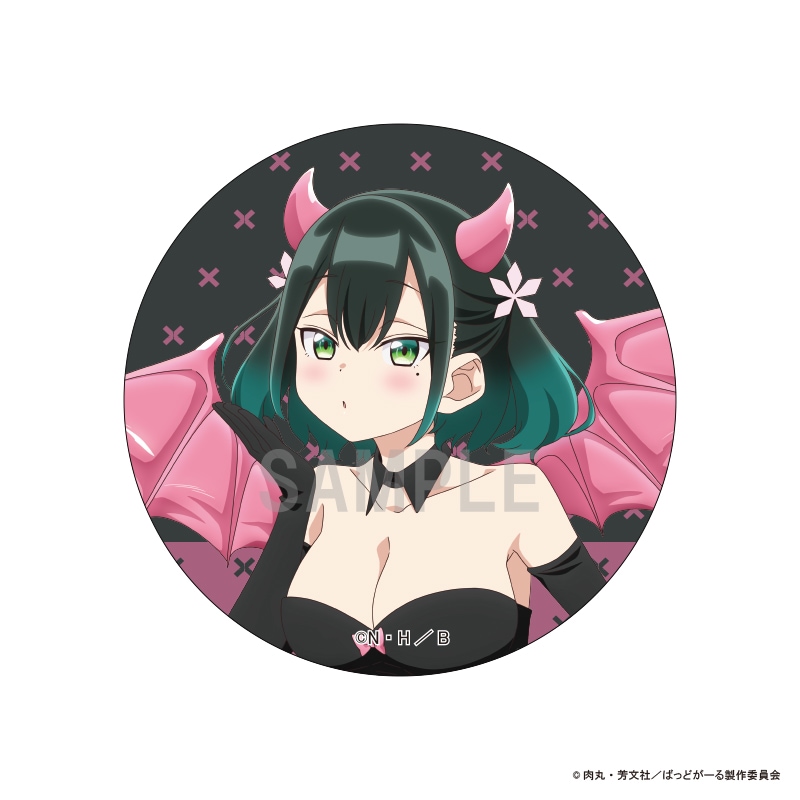 予約】ばっどがーる 缶バッジ 瑠璃葉 るら 小悪魔ver