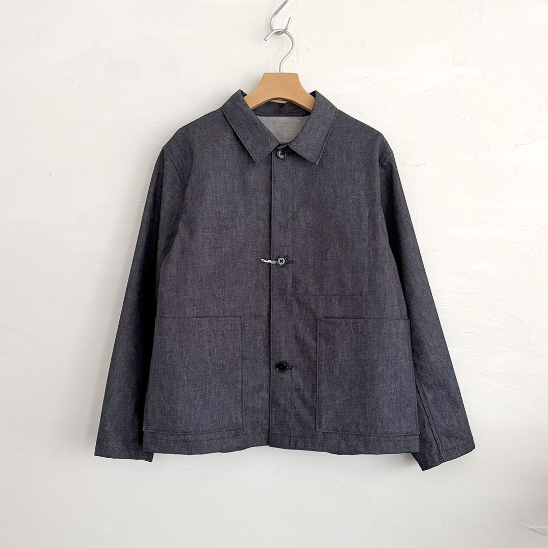 ブルーナボイン　コットンワークカバーオール BRU NA BOINNE | カバーオールデニム - DANTON,ジムフレックス,BLUE