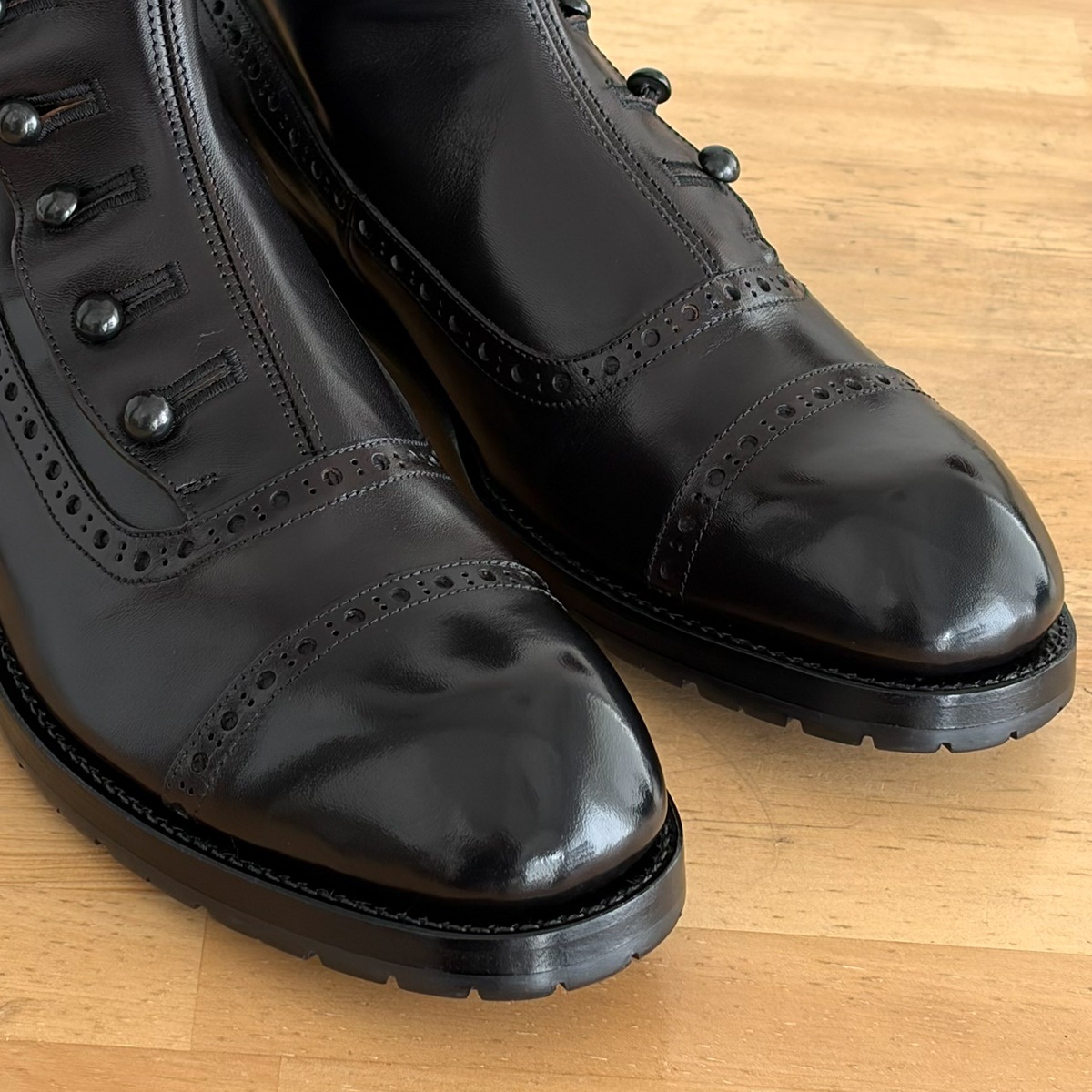 chausser / ショセ ボタンブーツ C-7063 ホースレザー | sai.online.shop