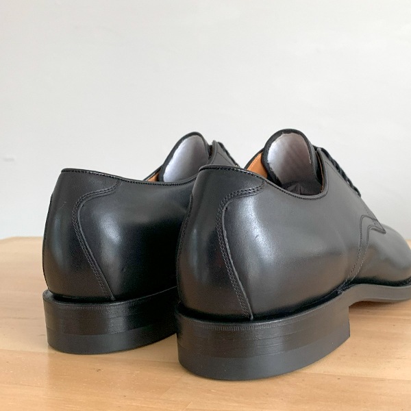 Arch Kerry 黒 レザー ドレスシューズ キャップトゥ 30851 30851 / 7 Eyelet Cap Toe Oxford Black Calf – Arch Kerry