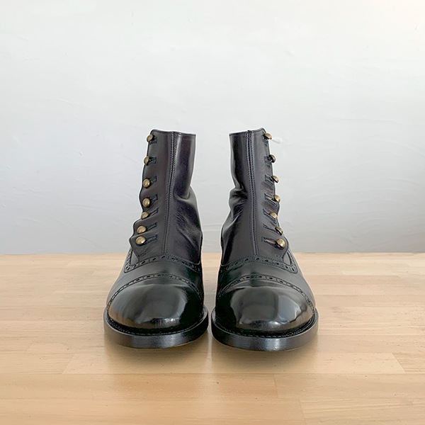 chausser / ショセ ボタンブーツ C-7039C CORDOVAN DNY/C 通販