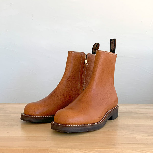 靴 Rolling dub trio CASPER Brown Vaccetta Casper Side Zip Boot - Brown CXL – Standard & Strange