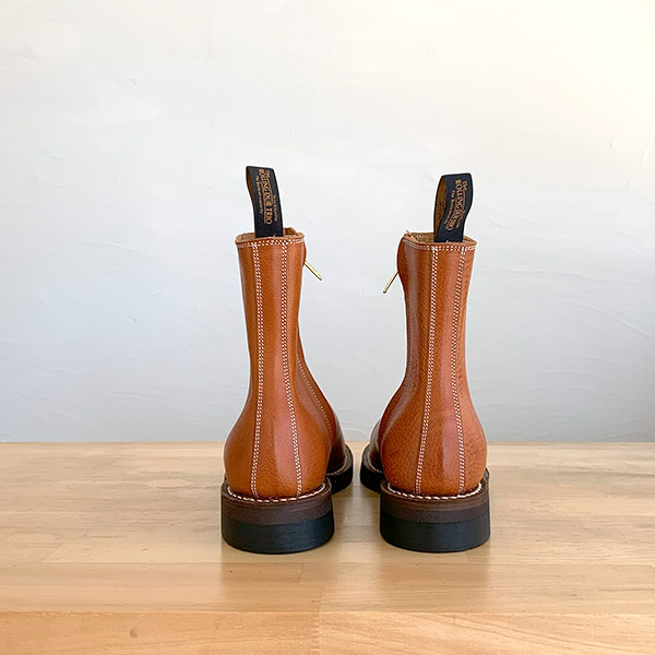 靴 Rolling dub trio CASPER Brown Vaccetta Casper Side Zip Boot - Brown CXL – Standard & Strange