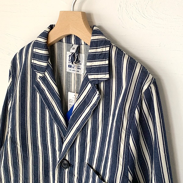 yarmo / ヤーモ New Drivers Jacket Milkman Stripe KOJIMA