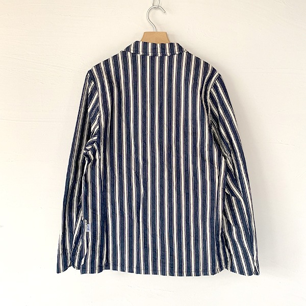 yarmo / ヤーモ New Drivers Jacket Milkman Stripe KOJIMA Denim