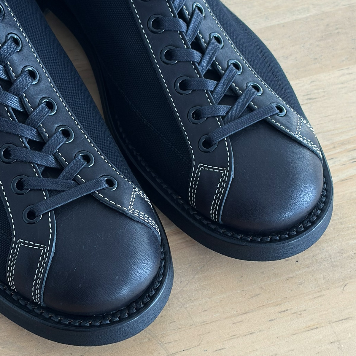 BROTHER BRIDGE スニーカー ブラック サイズ8 BROTHER BRIDGE / ブラザーブリッジ HENRY BLK DUCK/BLK | sai.online.shop