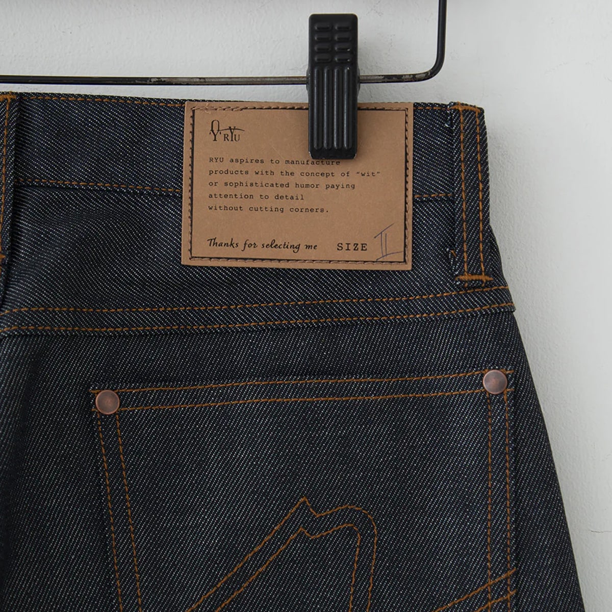 RYU / リュー super rigid denim type.w | sai.online.shop