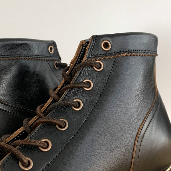 ROLLING DUB TRIO / ローリングダブトリオ COUPEN 7 Black Horsehide