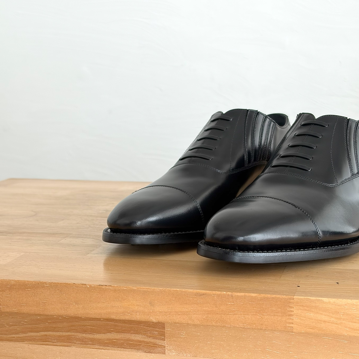 sai別注 RENDO / レンド SIDE ELASTIC CAP TOE OXFORD | sai.online.shop