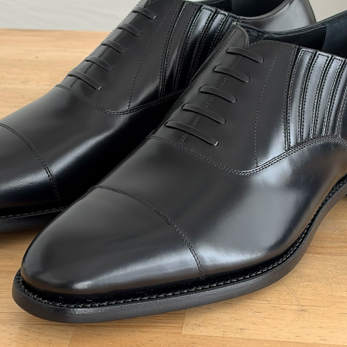 sai別注 RENDO / レンド SIDE ELASTIC CAP TOE OXFORD | sai.online.shop