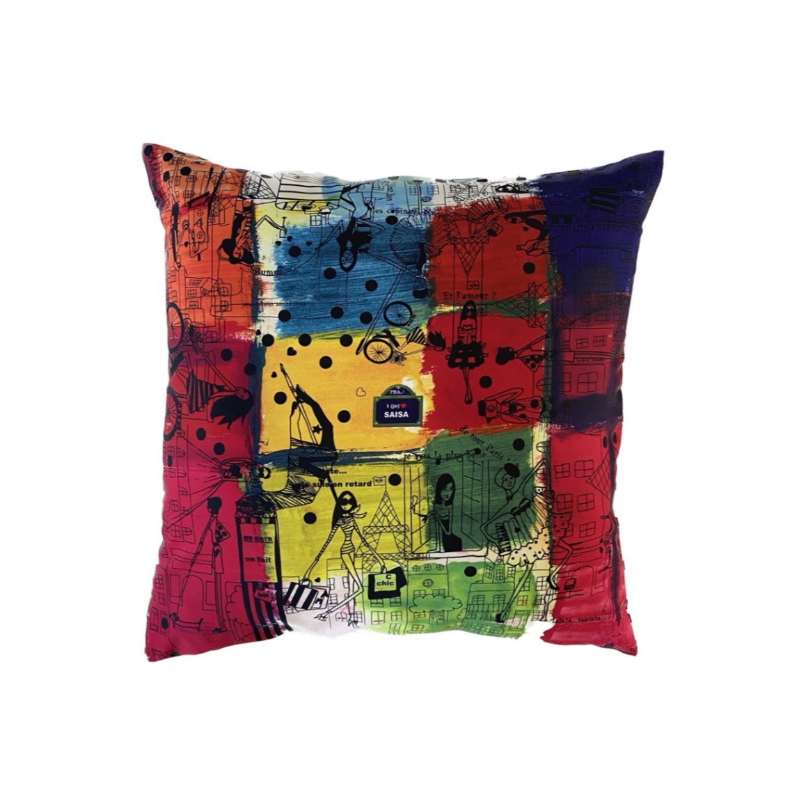 Maison de Vacances PARIS クッションカバー スカル 【公式通販】