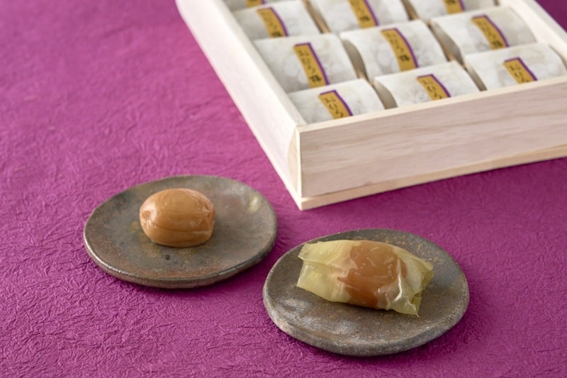 【（有）紀の里食品】白板こぶ巻おぼろ梅 12粒 木箱入（送料込）