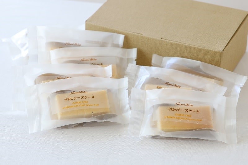 【natural kitchen SAL】有機米の玄米粉で作ったチーズケーキセット（送料込）