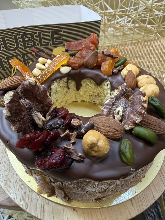 【菓子工房 ドゥーブルシェフ】ビーントゥーバーチョコレートのバームクーヘン(送料込)