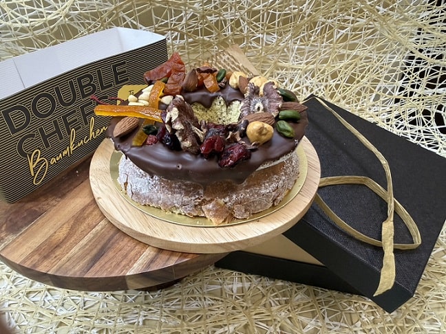 【菓子工房 ドゥーブルシェフ】ビーントゥーバーチョコレートのバームクーヘン(送料込)