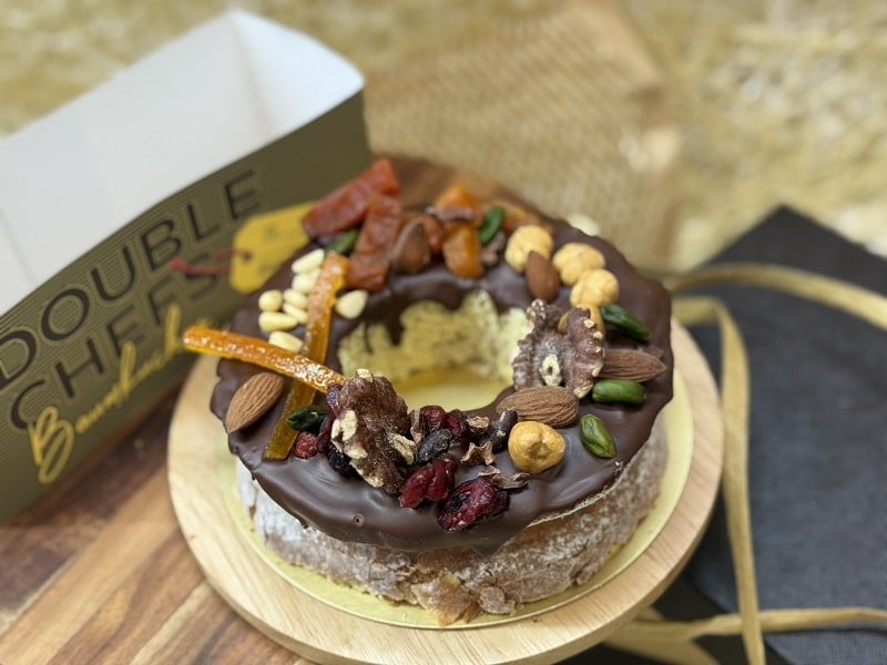 【菓子工房 ドゥーブルシェフ】ビーントゥーバーチョコレートのバームクーヘン(送料込)