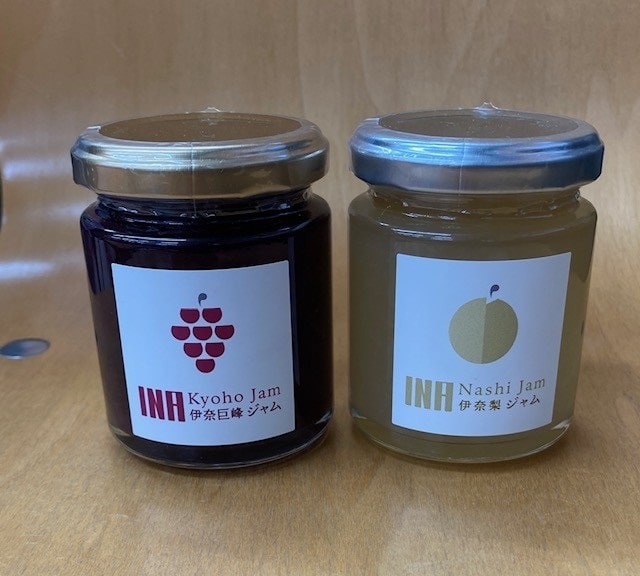 【（株）いな物産館】ジャムの詰合わせ（梨・巨峰）（送料込）