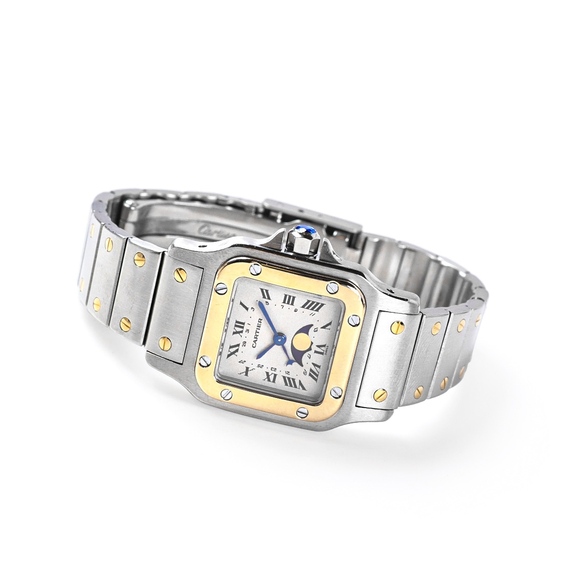 CARTIER【1980年代】サントス ガルベ ムーンフェイズ