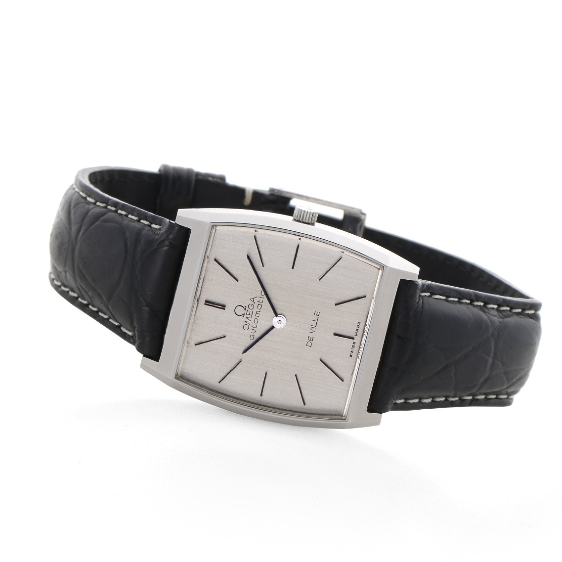 【TMY111】OMEGA 14926-63SC ヴィンテージ メンズ 腕時計 Omega Ref.14926-63SC Vintage Gold Round Blk belt Manual Winding