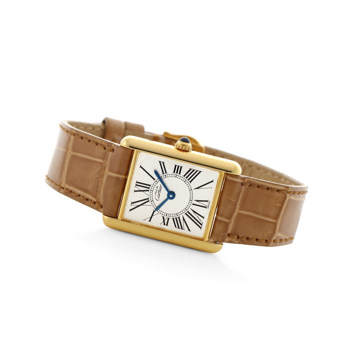 カルティエ マストタンク LM QZ W1005654 ⁄ 590005 Cal.90 SV925 革